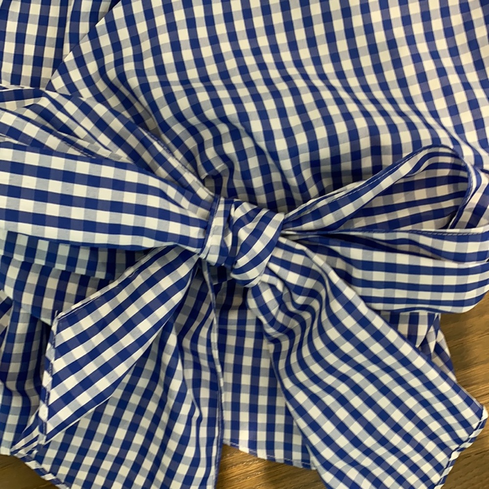 Gingham Wrap Top. - image 2